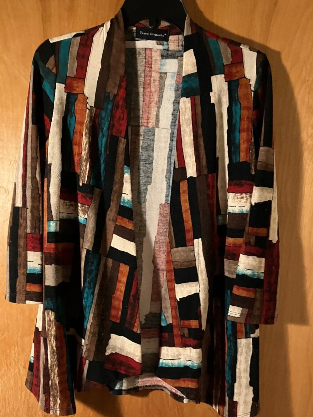 Open front travel jacket